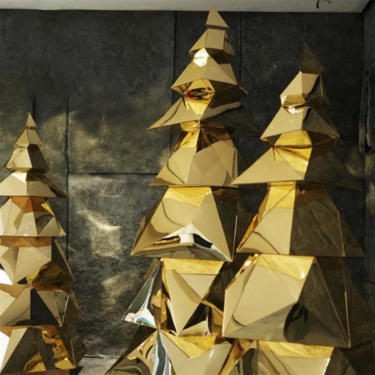 Golden Tree Christmas Lawn Decorations Golden Tree Christmas Lawn Decorations