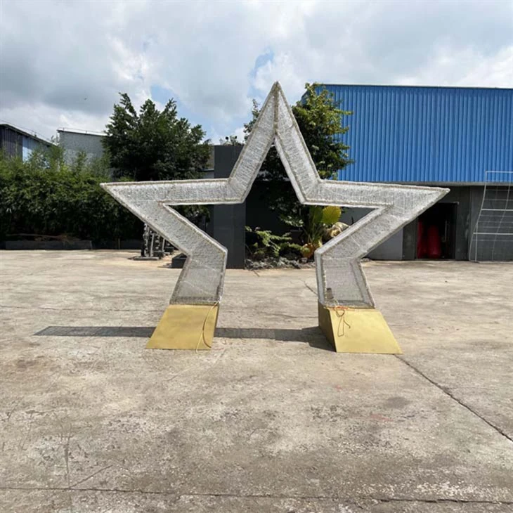 outdoor christmas star light large