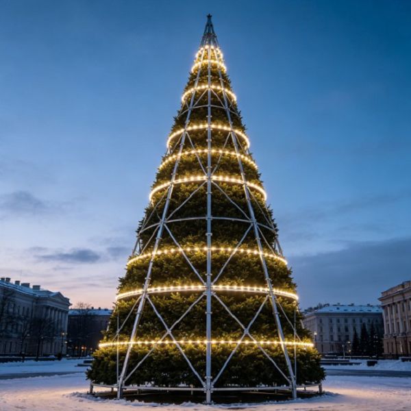 Torre decorativa del árbol de Navidad