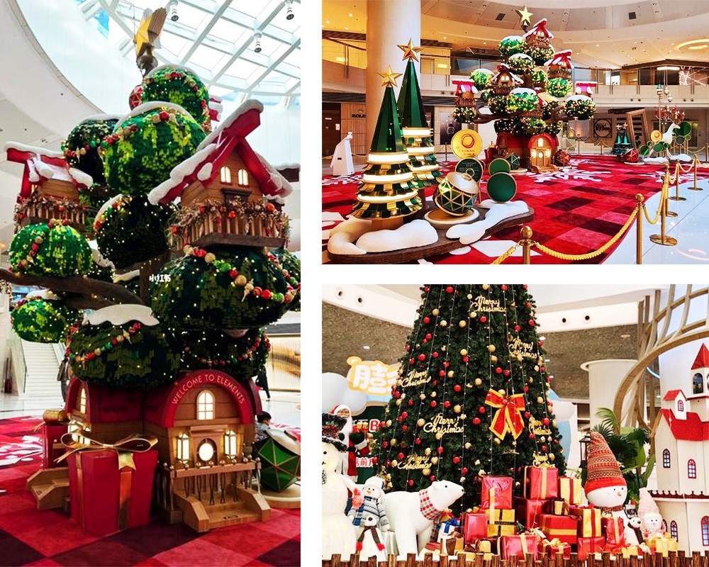 Lighted Shopping Mall Holiday Decoration Lighted Shopping Mall Holiday Decoration